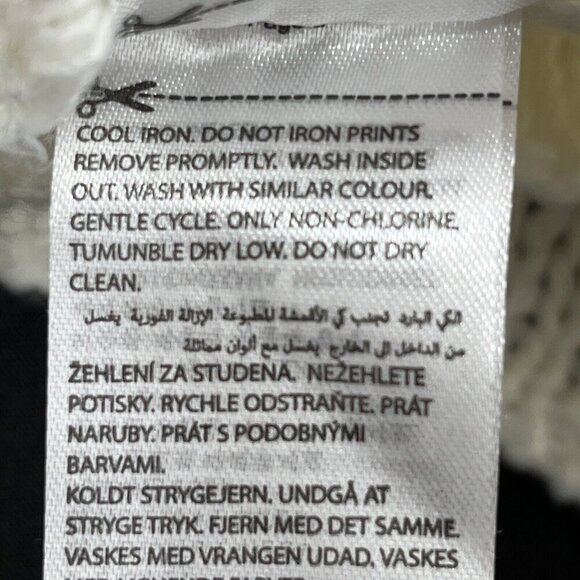 Edikted Crochet Halter Cold Shoulder Summer Beachy Lagenlook Medium - Picture 9 of 9